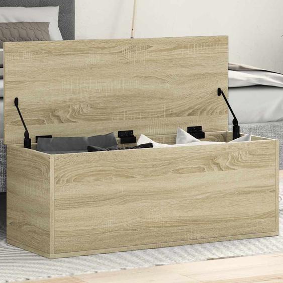 Boîte de rangement chêne sonoma 90x35x35 cm bois dingénierie