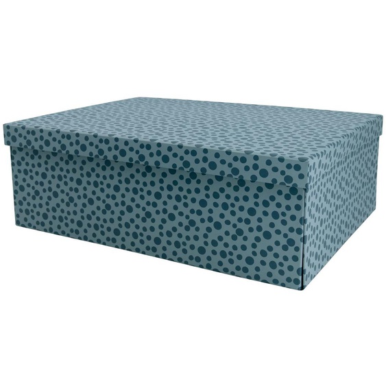 Boîte De Rangement En Carton A3 Pois Vert
