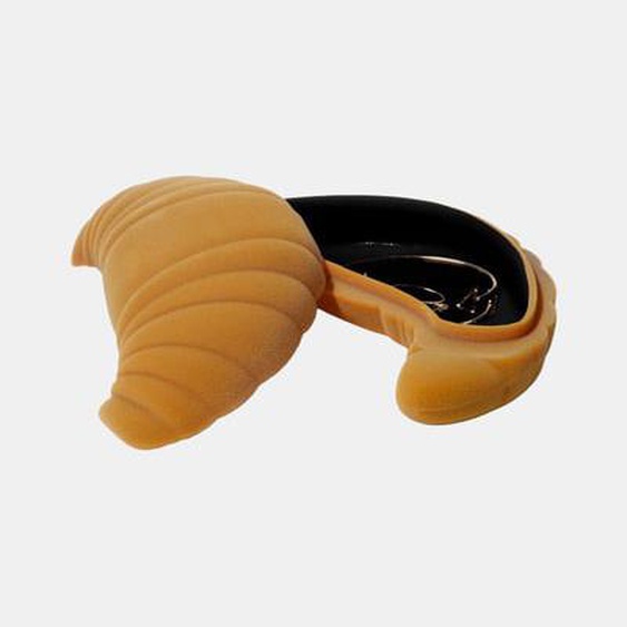 Boîte de rangement en forme de croissant