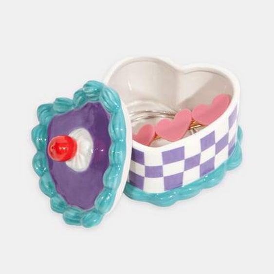 Boîte de rangement en forme de gâteau