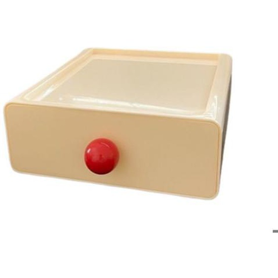 Boîte de rangement légère à tiroirs empilables en plastique 3 couleurs