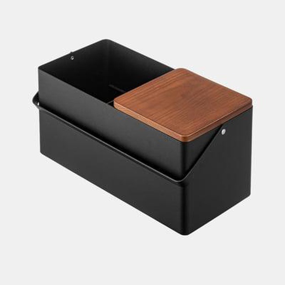 Boite de rangement noire pour maquillage - 31 cm