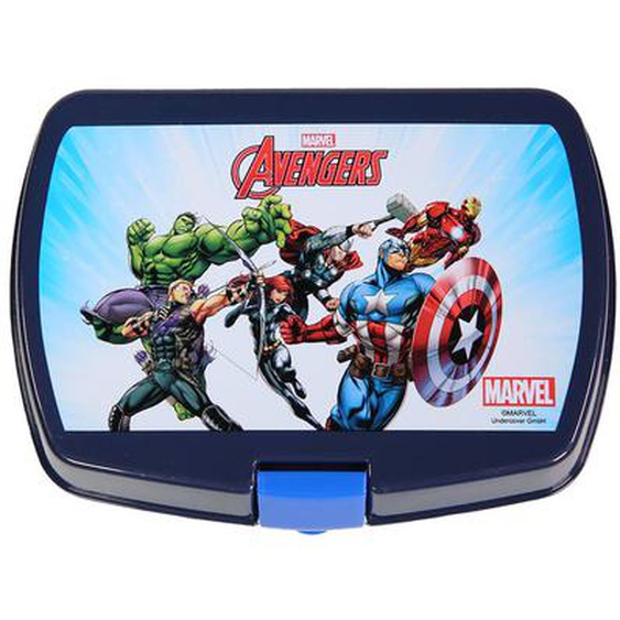 Boite Déjeuner En Plastique Avengers Héros Bleu