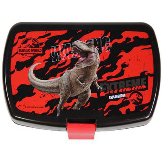 Boite Déjeuner Et Gourde En Plastique 380ml Jurassic World Noir