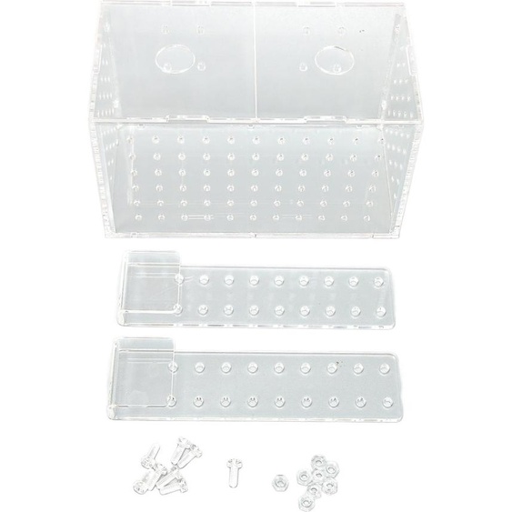 Boîte disolation pour la pisciculture, installation de crochets transparents, incubateur daquarium en acrylique pour réservoir, 17 x 9 x 10 cm