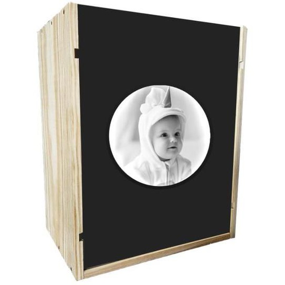 Boite en bois 6 bouteilles Vin 75cl - Caisse bois vin à personnaliser impression couleur Photos & Textes [Boîte de rangement bois]
