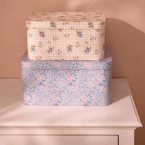 Boîte Gigogne rosemary Par Lot De 2 Imprimé Rosemary Fleur Multic