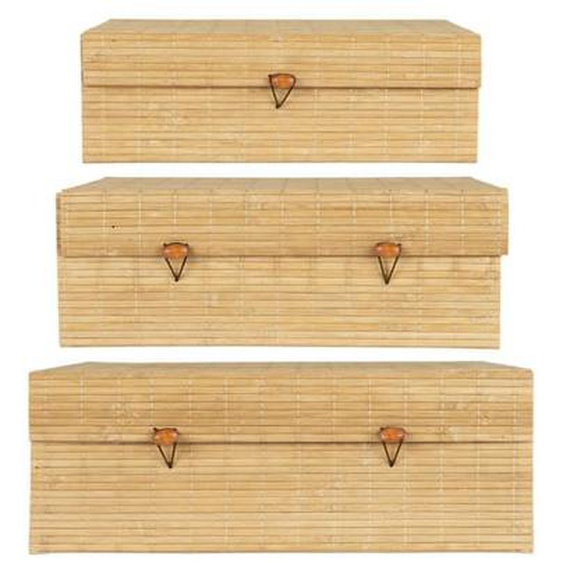 Boite rangement bambou IB Laursen set de 3