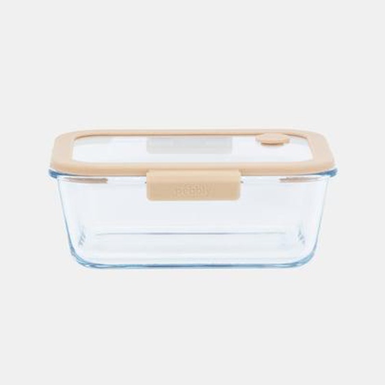 Boîte rectangulaire de conservartion avec valve vide dair - 800 ml
