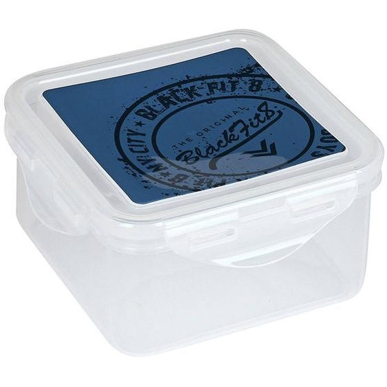 Boîte Repas En Pvc Avec Couvercle - Compartiment À Pression Bleu