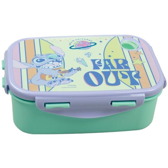Boîte Repas Pvc Hello Universe Lilo & Stitch Espace 17 Cm - Lilo & Stitch Vert