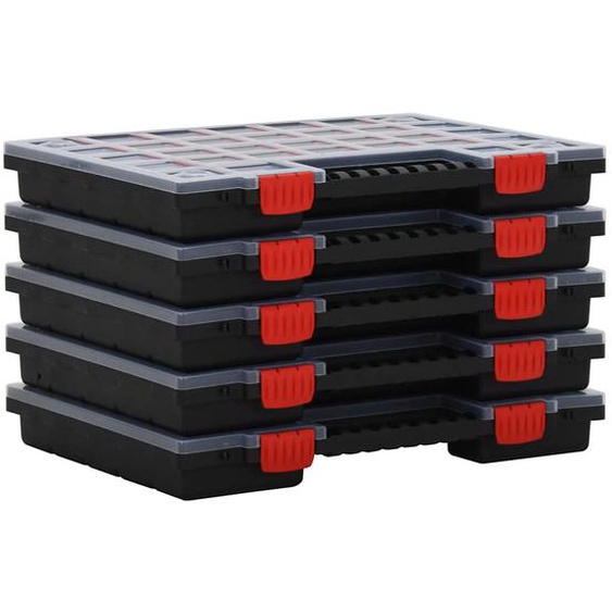 Boîtes dassortiment 5 pcs 40x30x5 cm Polypropylène