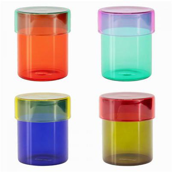 Lot de 5 boites en verre Cosima