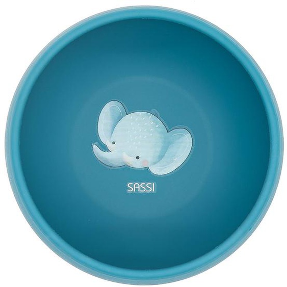 Bol En Silicone Chewy Léléphant Bleu