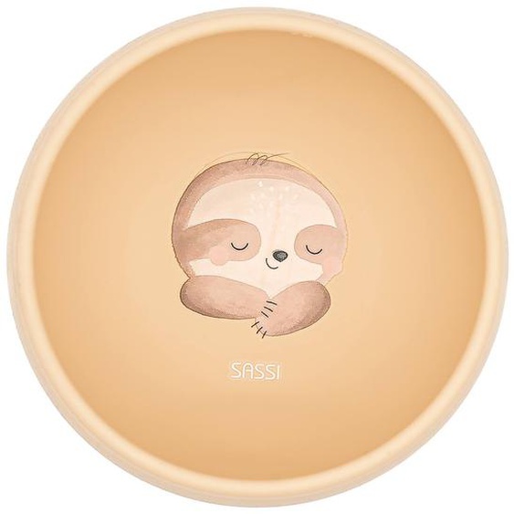 Bol En Silicone Gnawy Le Paresseux Beige