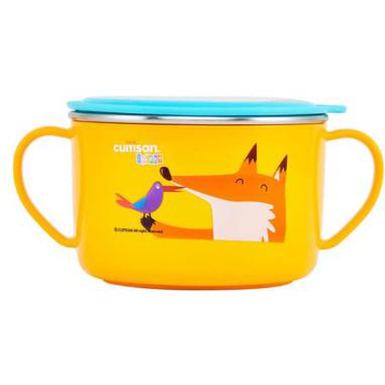 Bol enfant 2 anses avec couvercle 650mL - Cuitisan