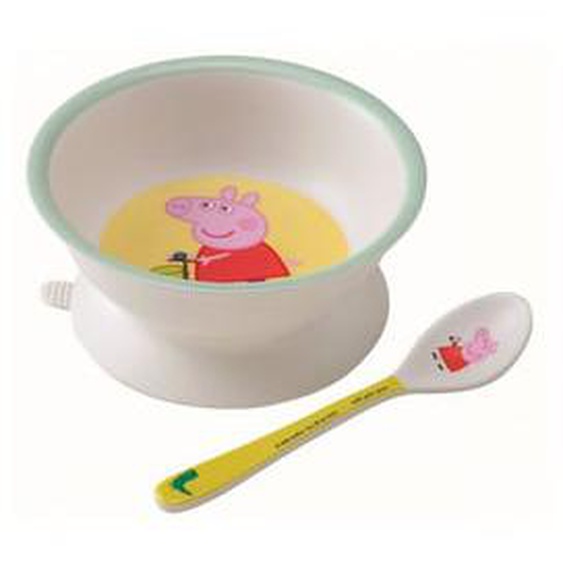 Bol ventouse et cuillere Peppa Pig