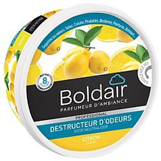 BOLDAIR Destructeur dodeurs en gel Boldair citron 300 g
