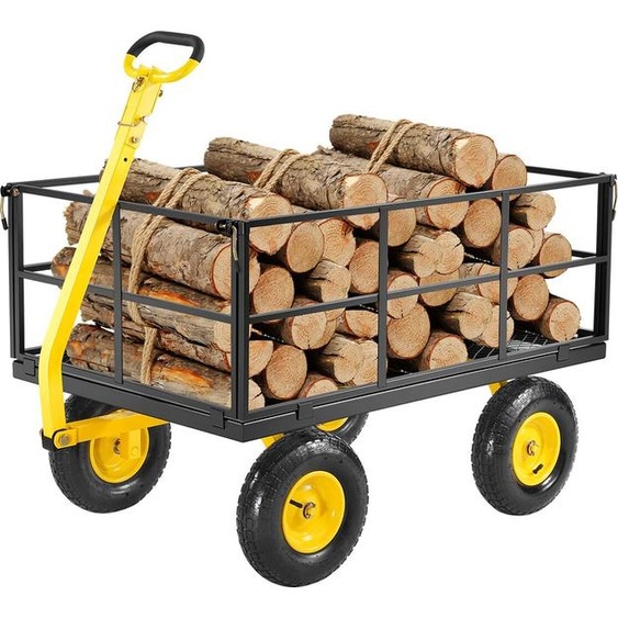 Bollerwagen Chariot de transport Chariot de jardin Chariot doutillage Chariot à main 116,8x76x43cm