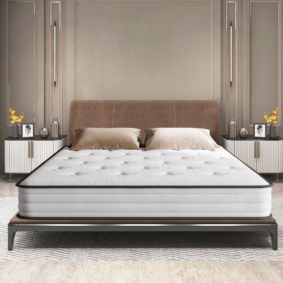 Bolli - Matelas 140x190 - Épaisseur 17cm - Luxe Matelas de Lit dAdulte et denfant - Mousse à Mémoire - 7 Zones de Confort Mousse Mémoire Adaptative