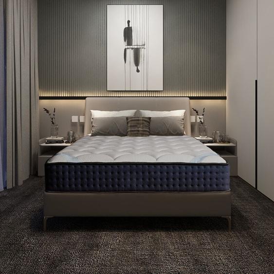 Bolli - Matelas 140x200 - Épaisseur 25cm - Luxe Matelas de Lit dAdulte et denfant - Mousse à Mémoire - 7 Zones de Confort Mousse Mémoire Adaptative