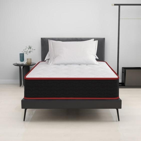 Bolli - Matelas 90x190 - Épaisseur 16cm - Luxe Matelas de Lit dAdulte et denfant - Mousse à Mémoire - 7 Zones de Confort Mousse Mémoire Adaptative