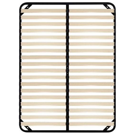 Bolli - Sommier 140x190cm sans pied Sommier à Lattes en Bois pour Adulte - Montage Facile