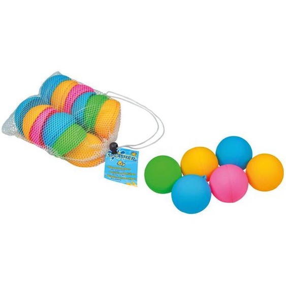 Bombes À Eau Réutilisables Water Splasher – Lot De 6 Avec Sac De Rangement Multicolor
