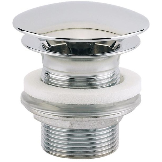 Bonde de lavabo champignon laiton chromée H60 33 x 42 VALENTIN 00 122500 000 00