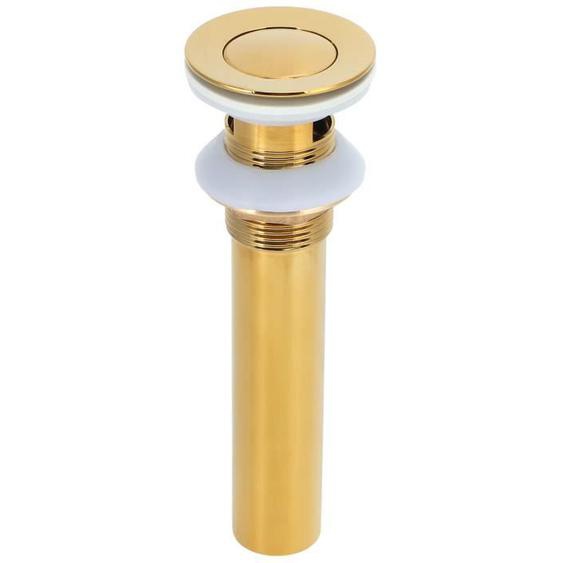 Bonde de vidange pour lavabo doré sans trop-plein anti-bouchon - FDIT - Style britannique
