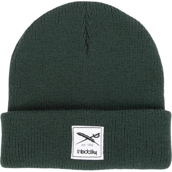 Bonnet épais Iriedaily Smurpher vert bouteille.