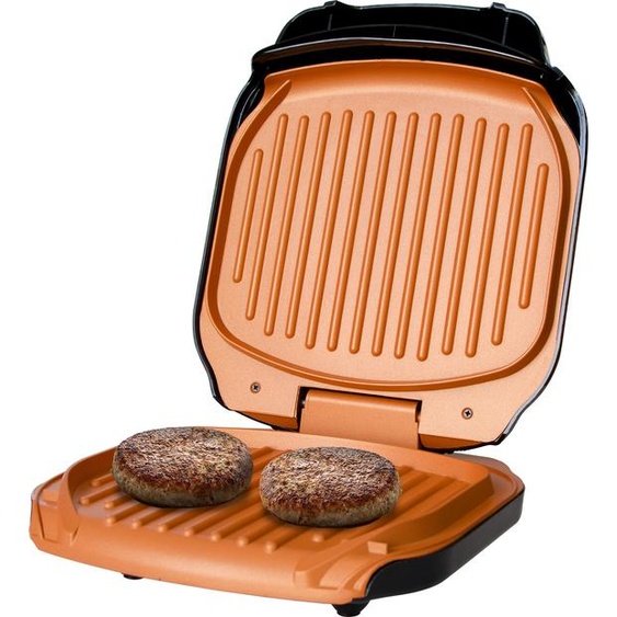 Bonplus BP | Gril électrique | Gril à sandwich | Surface antiadhésive | Facile à nettoyer | Avec réservoir dhuile | 900W | Gril sans fumée | Cuisine