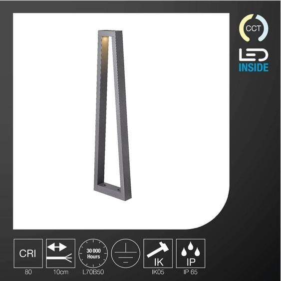 BOOKAT Pole PHASE, Lampadaire anthracite CCT dimmable