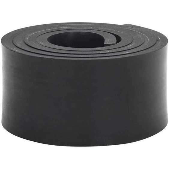 Bordure en caoutchouc de chasse-neige noir 150x10x1 cm