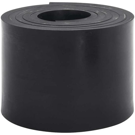 Bordure en caoutchouc de chasse-neige noir 300x15x1 cm