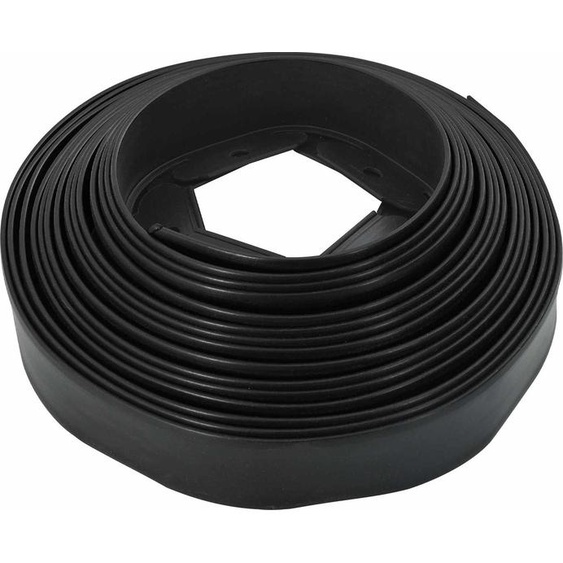 Bordures de pelouse Noir 5000 x 4 x 5 cm Plastique