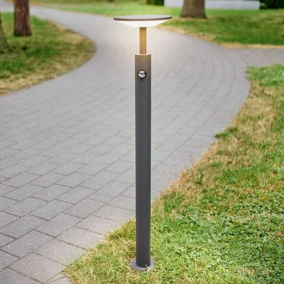 Borne lumineuse extérieur Fenia Lucande, noir, Aluminium, Moderne, Eclairage Exterieur LED