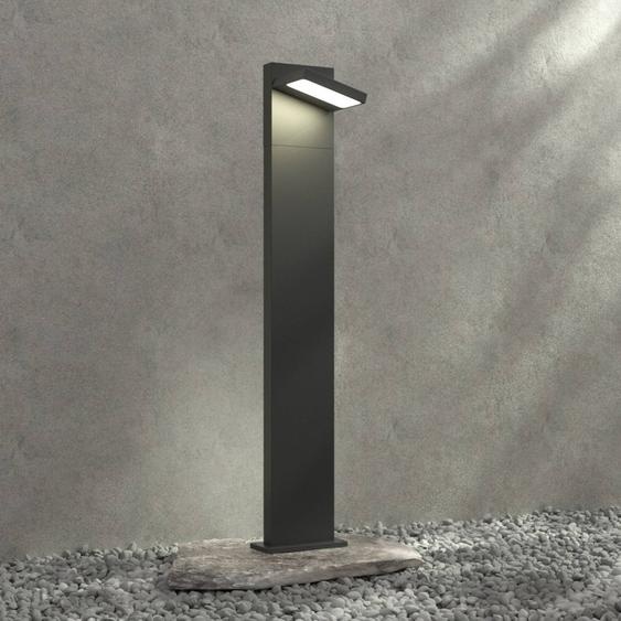 Borne lumineuse extérieur Silvan Lucande, noir, Aluminium, Moderne, Eclairage Exterieur LED