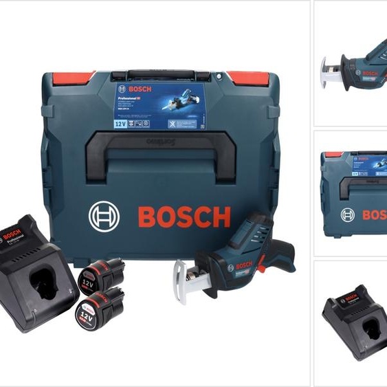 Bosch 060164L976 Bosch GSA 12V-14 Scie sabre sans fil y compris 2x batterie & chargeur