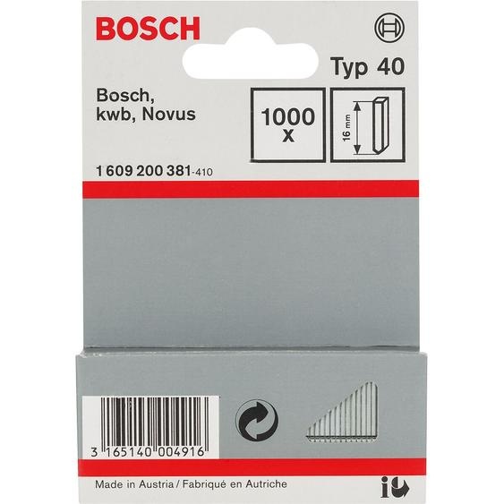 Bosch 1 609 200 381 - Pin type 40,16 mm, pack de 1000
