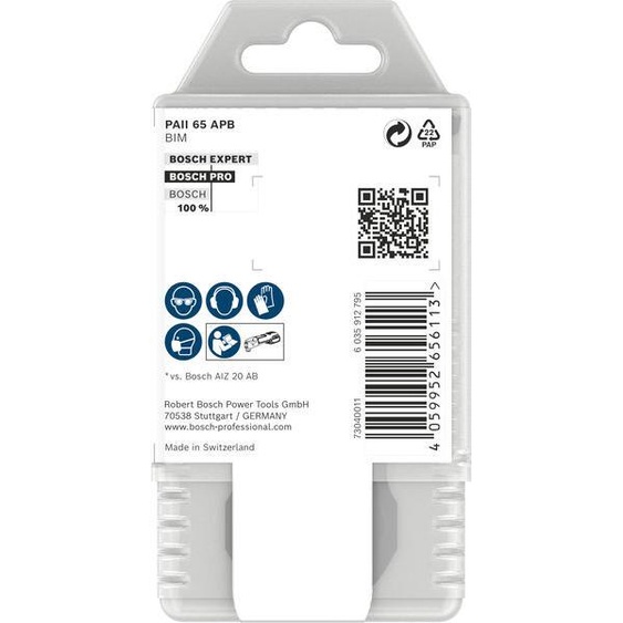 Bosch 10x lame multi-outils PRO Multi Material PAII 65 APB (pour bois cloué, panneau sandwich ou métal, largeur 65 mm, accessoires multi-outils professionnels)