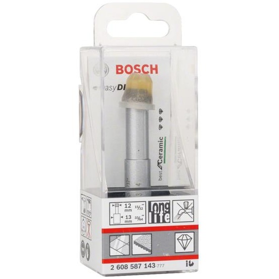 Bosch 2 608 587 143 Forets diamantés Pro à sec Easy Dry (Ø 12 mm)
