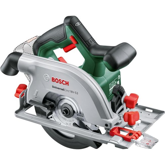 Scie circulaire sans fil Universal Circ 18V-53 - BOSCH VERT - sans batterie, ni chargeur - 06033B1400