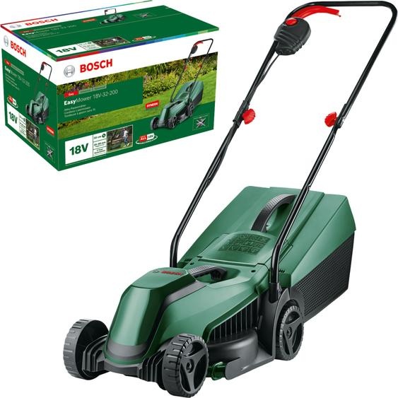 Bosch EasyMover - Tondeuse à gazon - sans fil - 18 V - 4 Ah - sans batterie, sans chargeur - 32 cm - 7.5 kg