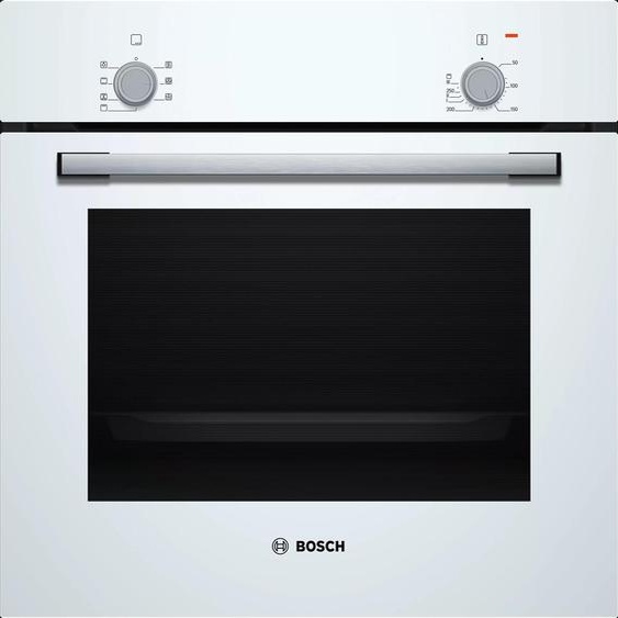 Bosch Four | HBF010BV1S | 66 L | Electrique | Manuel | Bouton de| Hauteur 59.5 cm | Largeur 59.4 cm | Blanc