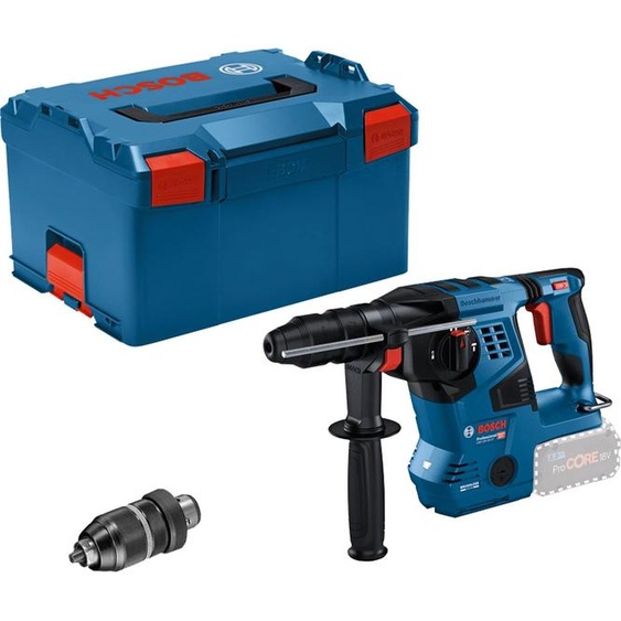 Bosch GBH 18V-28 CF PROFESSIONAL - SDS Plus - Noir - Bleu - Rouge - Moteur sans balais - 2,8 cm - 3,3 J - 4220 BPM (0611921001)