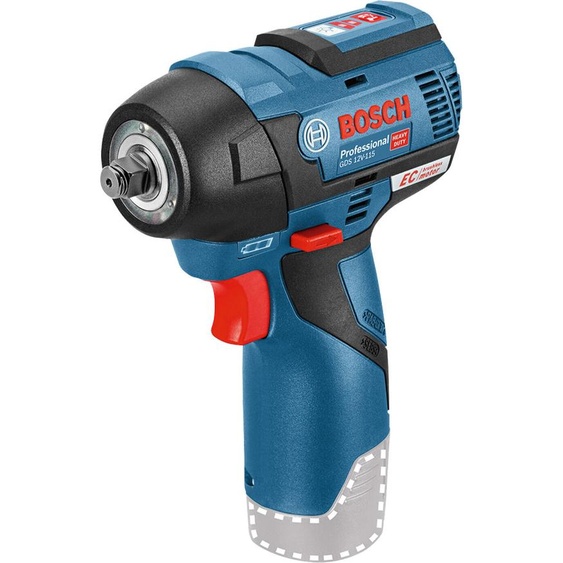 Bosch GDS 10,8 V-EC Professional - Visseuse à choc - sans fil - 3/8 - carré - 115 N-m - sans batterie - 12V-115 (06019E0101)