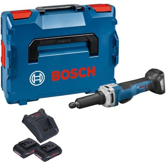 Bosch GGS 18V-23 PLC Professional Meuleuse droite sans fil 18 V Brushless + 2x batterie ProCore 4,0 Ah + chargeur + L-Boxx