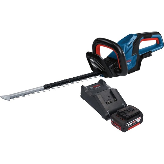 Bosch GHE 18V-50 Professional Taille-haies sans fil 18 V 50 cm Brushless + 1x batterie 5,0 Ah + chargeur