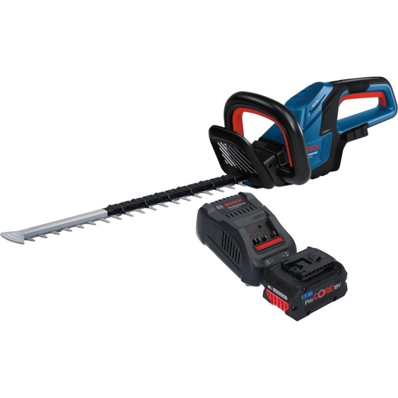 Bosch GHE 18V-50 Professional Taille-haies sans fil 18 V 50 cm Brushless + 1x batterie ProCORE 5,5 Ah + chargeur